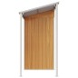 vidaXL Cobertizo con tejado largo acero marrón claro 277x110,5x181 cm vidaXL Cobertizo con tejado largo acero marrón claro 277x110,5x181 cm