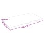vidaXL Tablero de mesa madera de roble tratada gris oscuro 100x60x2 cm