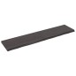 vidaXL Tablero mesa madera roble tratada gris oscuro 220x50x(2-6) cm vidaXL Tablero mesa madera roble tratada gris oscuro 220x50x(2-6) cm