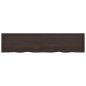 vidaXL Tablero mesa madera roble tratada gris oscuro 220x50x(2-6) cm vidaXL Tablero mesa madera roble tratada gris oscuro 220x50x(2-6) cm