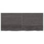vidaXL Tablero mesa madera roble tratada gris oscuro 140x60x(2-4) cm vidaXL Tablero mesa madera roble tratada gris oscuro 140x60x(2-4) cm