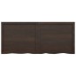 vidaXL Tablero mesa madera roble tratada gris oscuro 140x60x(2-4) cm vidaXL Tablero mesa madera roble tratada gris oscuro 140x60x(2-4) cm