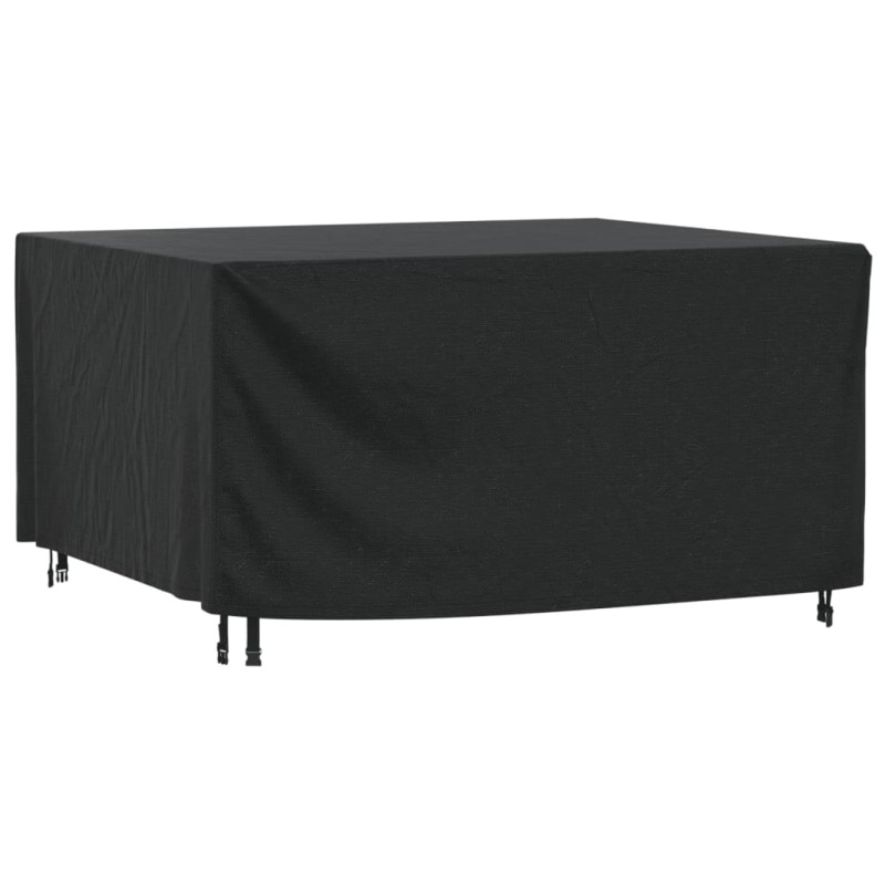 vidaXL Cubierta muebles de jardín negro impermeable 420D 180x140x90 cm vidaXL Cubierta muebles de jardín negro impermeable 420D 180x140x90 cm