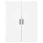 vidaXL Armarios de pared 2 unidades blanco 69,5x34x90 cm