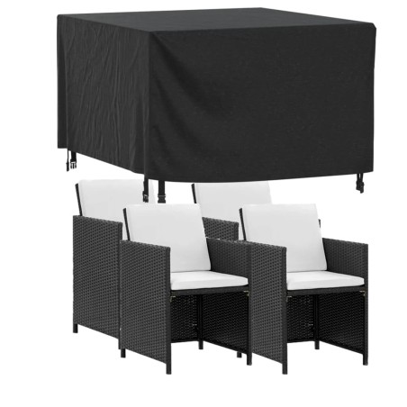 vidaXL Cubierta de muebles de jardín 420D impermeable 113x113x73 cm