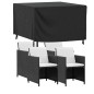 vidaXL Cubierta de muebles de jardín 420D impermeable 113x113x73 cm vidaXL Cubierta de muebles de jardín 420D impermeable 113x113x73 cm