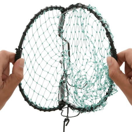 vidaXL Trampa para pájaros acero verde 20 cm 
