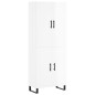 vidaXL Aparador alto madera contrachapada blanco brillo 69,5x34x180 cm vidaXL Aparador alto madera contrachapada blanco brillo 69,5x34x180 cm
