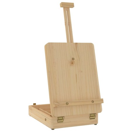 vidaXL Caballete de sobremesa madera maciza pino 27x43x68 cm
