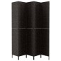 vidaXL Biombo de 5 paneles jacinto de agua negro 205x180 cm vidaXL Biombo de 5 paneles jacinto de agua negro 205x180 cm