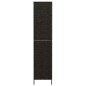 vidaXL Biombo de 5 paneles jacinto de agua negro 205x180 cm vidaXL Biombo de 5 paneles jacinto de agua negro 205x180 cm