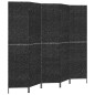 vidaXL Biombo de 5 paneles jacinto de agua negro 205x180 cm vidaXL Biombo de 5 paneles jacinto de agua negro 205x180 cm