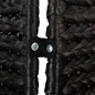 vidaXL Biombo de 5 paneles jacinto de agua negro 205x180 cm vidaXL Biombo de 5 paneles jacinto de agua negro 205x180 cm