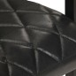 vidaXL Sillas voladizas de comedor 2 unidades cuero auténtico negro vidaXL Sillas voladizas de comedor 2 unidades cuero auténtico negro