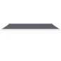 vidaXL Toldo retráctil aluminio y tela gris antracita 5x3 m