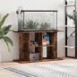 vidaXL Soporte de acuario madera ingeniería roble ahumado 100x40x60 cm vidaXL Soporte de acuario madera ingeniería roble ahumado 100x40x60 cm