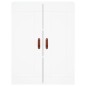 vidaXL Aparador alto madera contrachapada blanco 69,5x34x180 cm vidaXL Aparador alto madera contrachapada blanco 69,5x34x180 cm