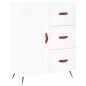 vidaXL Aparador alto madera contrachapada blanco 69,5x34x180 cm vidaXL Aparador alto madera contrachapada blanco 69,5x34x180 cm