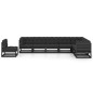 vidaXL Set de muebles de jardín 8 pzas con cojines madera pino negro vidaXL Set de muebles de jardín 8 pzas con cojines madera pino negro