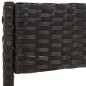 vidaXL Juego de jardín con cojines 4 piezas ratán sintético negro vidaXL Juego de jardín con cojines 4 piezas ratán sintético negro