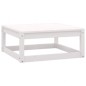vidaXL Set de muebles de jardín 13 pzas con cojines madera pino blanco vidaXL Set de muebles de jardín 13 pzas con cojines madera pino blanco