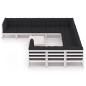 vidaXL Set de muebles de jardín 11 pzas con cojines madera pino blanco