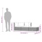 vidaXL Set de muebles de jardín 3 pzas y cojines ratán sintético gris vidaXL Set de muebles de jardín 3 pzas y cojines ratán sintético gris