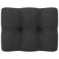 vidaXL Set de muebles de jardín 9 pzas con cojines madera pino blanco
