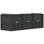vidaXL Set de muebles de jardín 3 pzas y cojines ratán sintético negro vidaXL Set de muebles de jardín 3 pzas y cojines ratán sintético negro