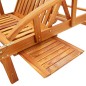 vidaXL Tumbonas con mesa y cojines 2 uds madera maciza de acacia vidaXL Tumbonas con mesa y cojines 2 uds madera maciza de acacia