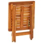 vidaXL Tumbonas con mesa y cojines 2 uds madera maciza de acacia vidaXL Tumbonas con mesa y cojines 2 uds madera maciza de acacia