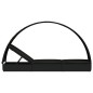 vidaXL Tumbona con toldo redondo ratán sintético negro 211x57x140 cm vidaXL Tumbona con toldo redondo ratán sintético negro 211x57x140 cm