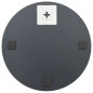 vidaXL Espejo de pared sin marco con luces LED redondo de vidrio vidaXL Espejo de pared sin marco con luces LED redondo de vidrio
