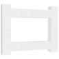 vidaXL Set de muebles de salón TV 8 piezas madera de ingeniería blanco