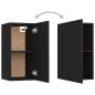 vidaXL Set de muebles de salón TV 3 pzas madera de ingeniería negro vidaXL Set de muebles de salón TV 3 pzas madera de ingeniería negro