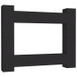 vidaXL Set de muebles de salón TV 8 piezas madera ingeniería negro