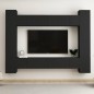 vidaXL Set de muebles de salón TV 10 piezas madera ingeniería negro vidaXL Set de muebles de salón TV 10 piezas madera ingeniería negro