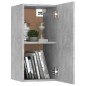 vidaXL Set de muebles de salón 4 pzas madera ingeniería gris hormigón