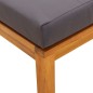 vidaXL Taburetes de jardín con cojines 2 uds madera acacia 40x40x42 cm vidaXL Taburetes de jardín con cojines 2 uds madera acacia 40x40x42 cm