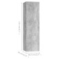 vidaXL Set de muebles de salón 3 pzas madera ingeniería gris hormigón vidaXL Set de muebles de salón 3 pzas madera ingeniería gris hormigón