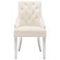 vidaXL Sillas de comedor 4 unidades de terciopelo crema vidaXL Sillas de comedor 4 unidades de terciopelo crema