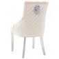vidaXL Sillas de comedor 4 unidades de terciopelo crema vidaXL Sillas de comedor 4 unidades de terciopelo crema