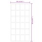 vidaXL Puerta corredera con herrajes ESG vidrio y aluminio 102x205 cm vidaXL Puerta corredera con herrajes ESG vidrio y aluminio 102x205 cm
