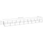 vidaXL Perrera plateada 18 m² acero vidaXL Perrera plateada 18 m² acero
