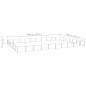 vidaXL Perrera plateada 70 m² acero