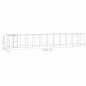vidaXL Perrera de exterior de acero galvanizado con techo 26,62 m² vidaXL Perrera de exterior de acero galvanizado con techo 26,62 m²
