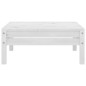 vidaXL Juego de muebles de jardín 5 pzas madera maciza de pino blanco vidaXL Juego de muebles de jardín 5 pzas madera maciza de pino blanco