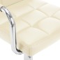 vidaXL Taburetes de cocina 2 unidades cuero sintético color crema vidaXL Taburetes de cocina 2 unidades cuero sintético color crema