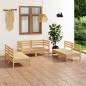 vidaXL Juego de muebles de jardín 6 piezas madera maciza de pino vidaXL Juego de muebles de jardín 6 piezas madera maciza de pino