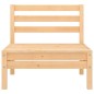 vidaXL Juego de muebles de jardín 6 piezas madera maciza de pino vidaXL Juego de muebles de jardín 6 piezas madera maciza de pino